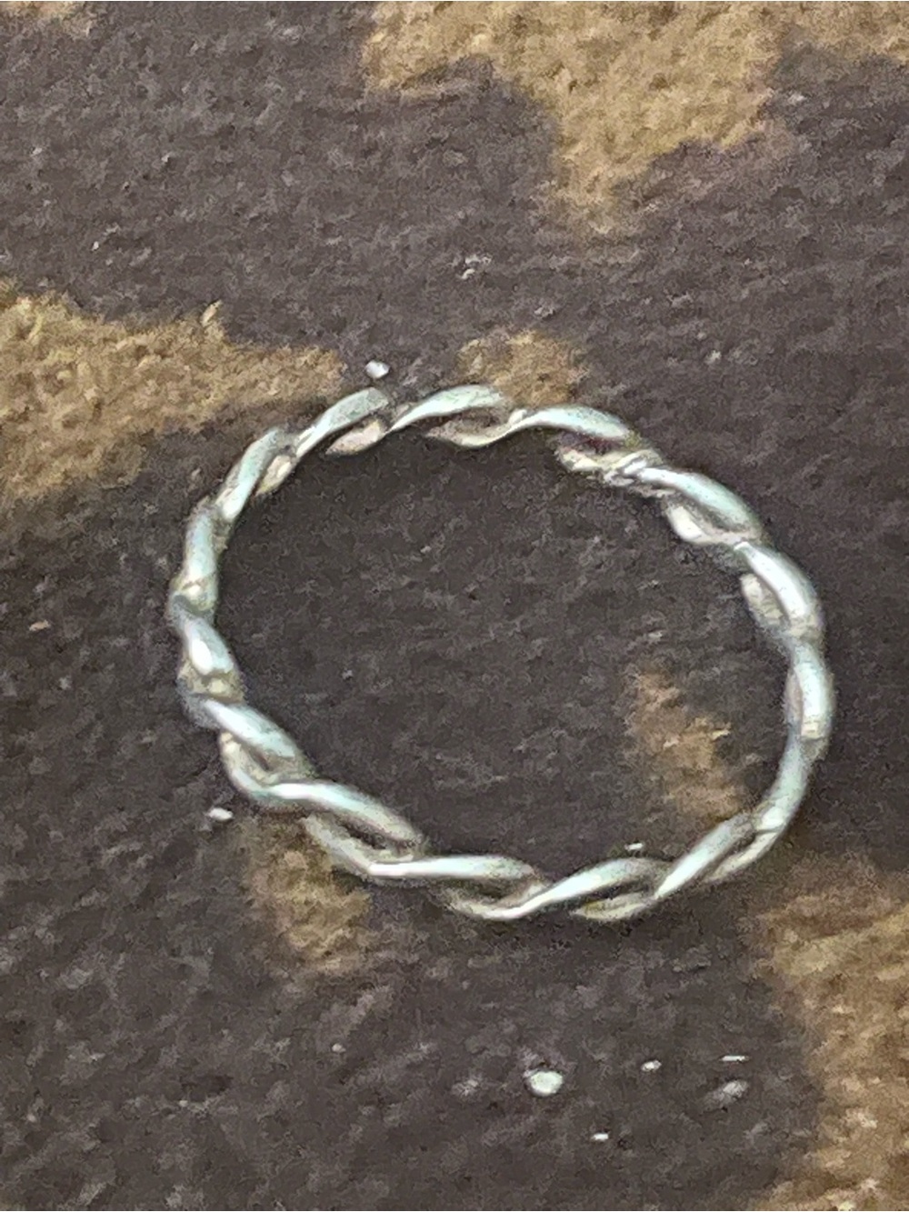 925 sterling silver Twisted ring sz 8.5-9